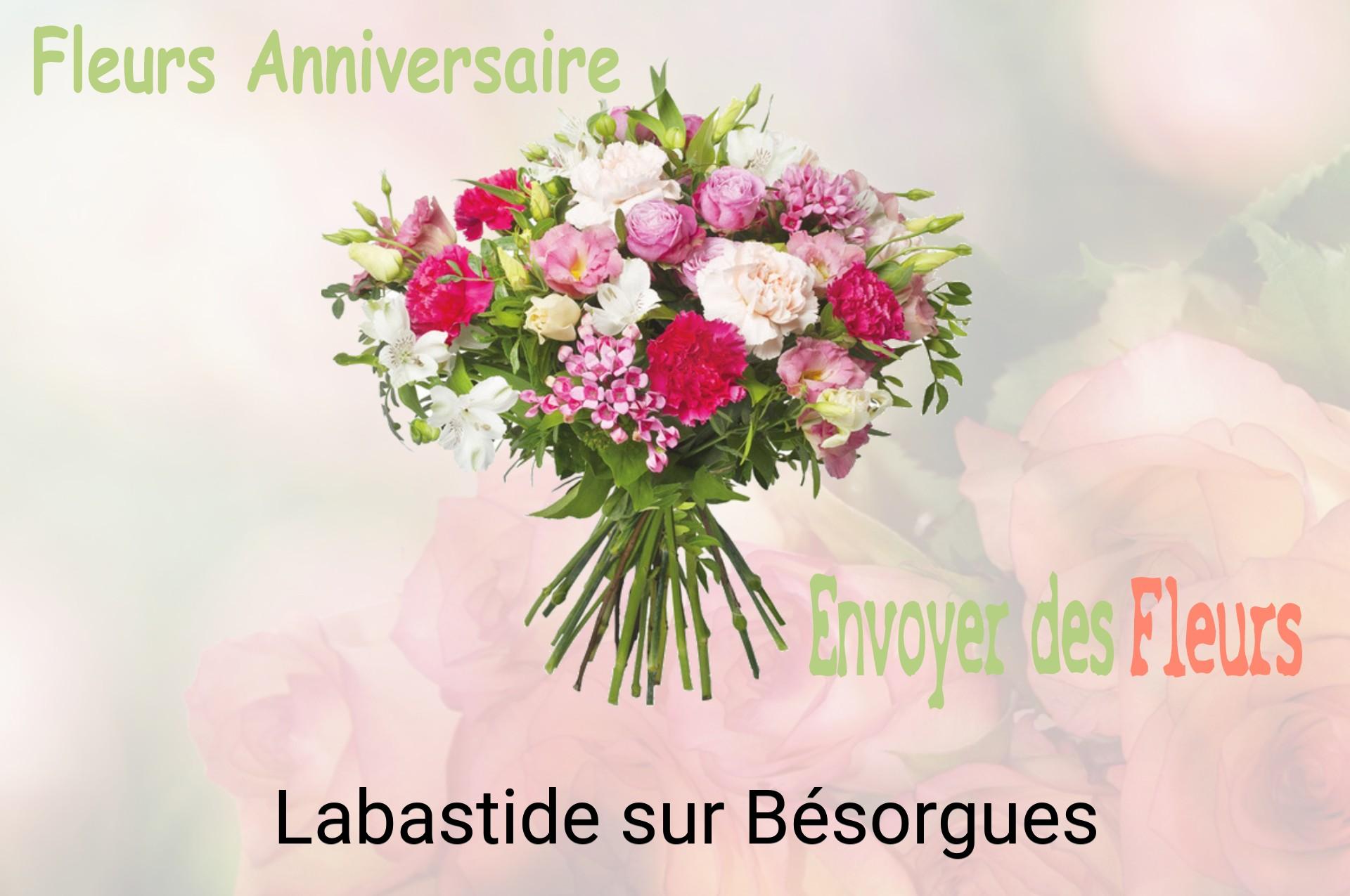 Bouquet de fleurs d’anniversaire livré à Labastide-sur-Bésorgues