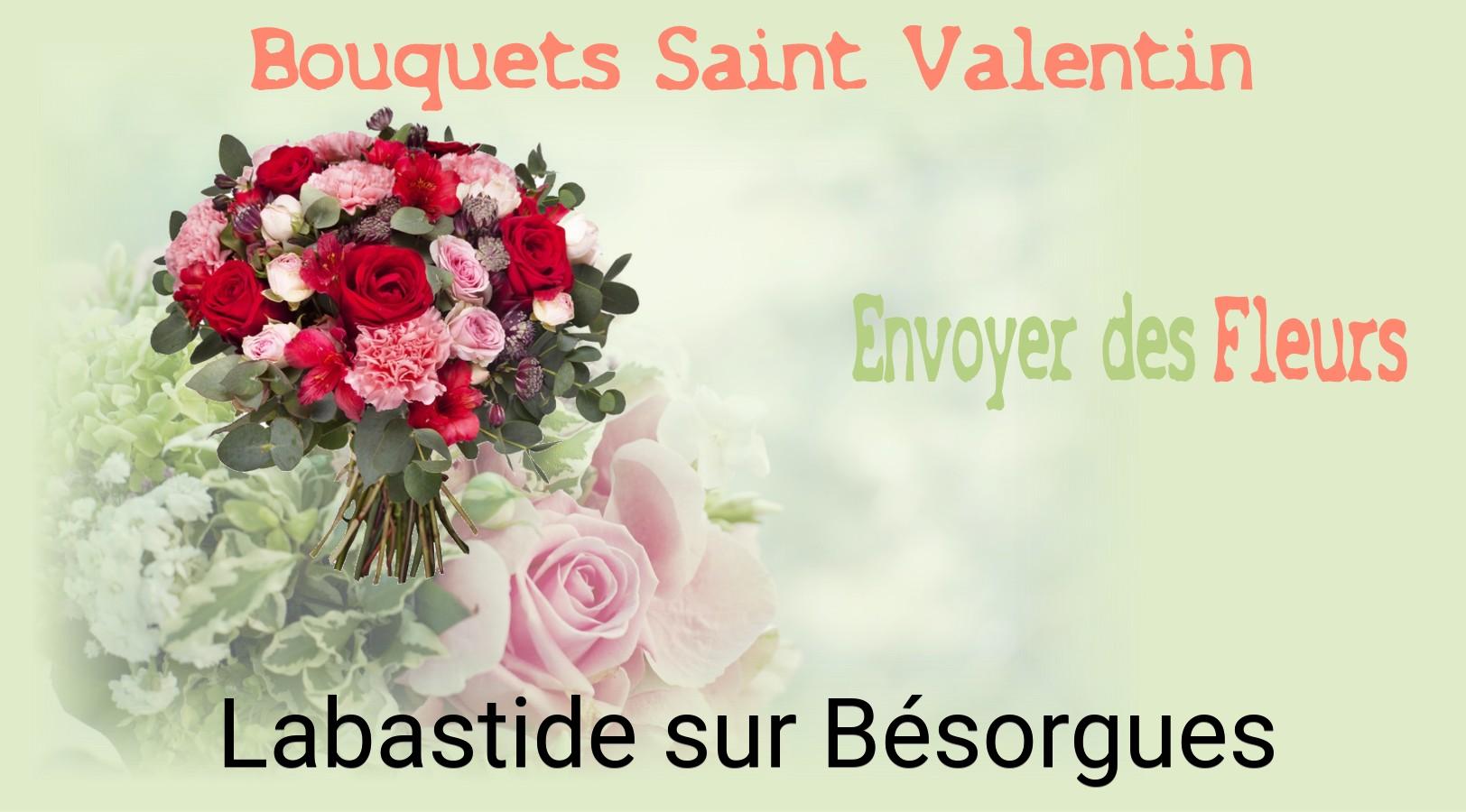 Roses de Saint-Valentin livrées à Labastide-sur-Bésorgues